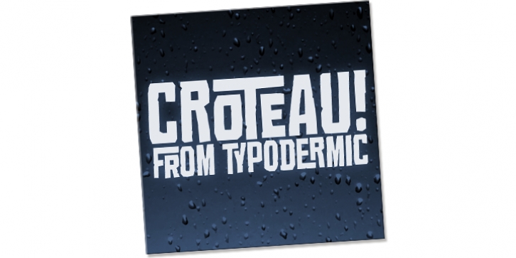 Croteau font preview