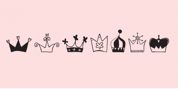 Crowns font preview