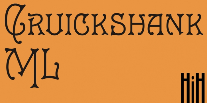 Cruickshank ML font preview