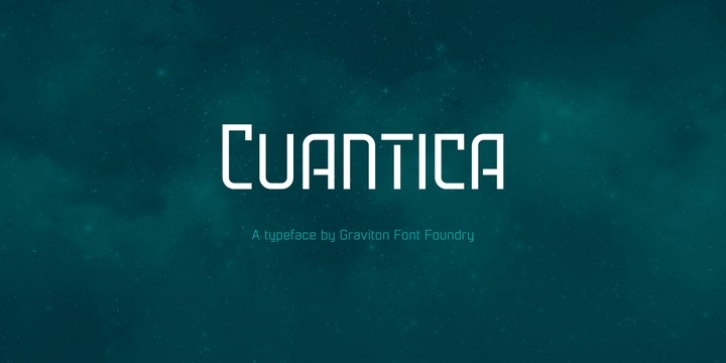 Cuantica font preview