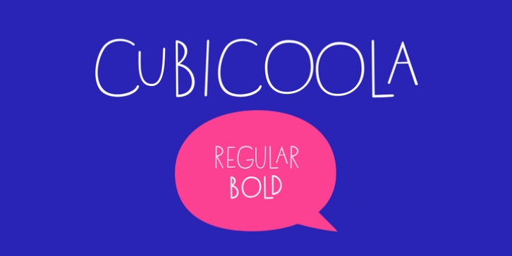 Cubicoola font preview
