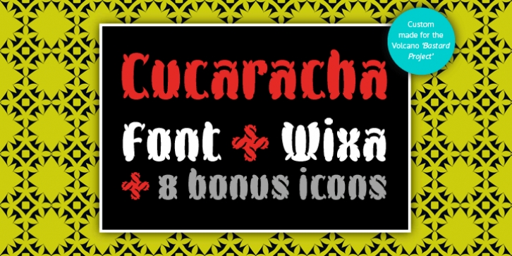 Cucaracha font preview