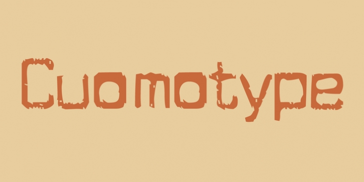 Cuomotype font preview
