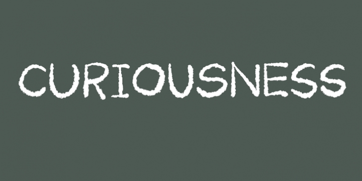 Curiousness font preview