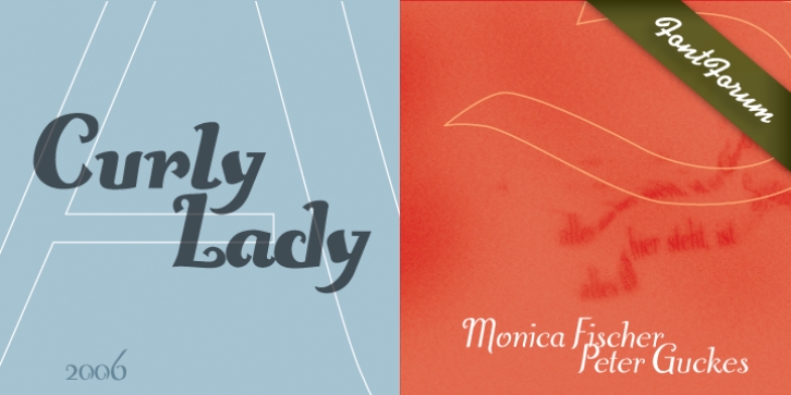 Curly Lady font preview