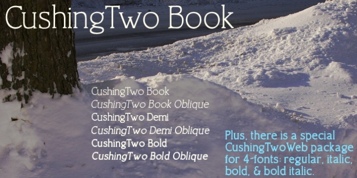 CushingTwo font preview