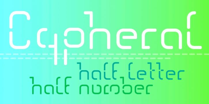 Cypheral font preview