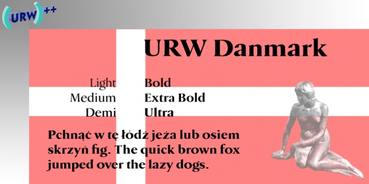 Danmark font preview