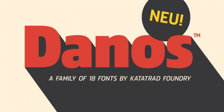 Danos font preview