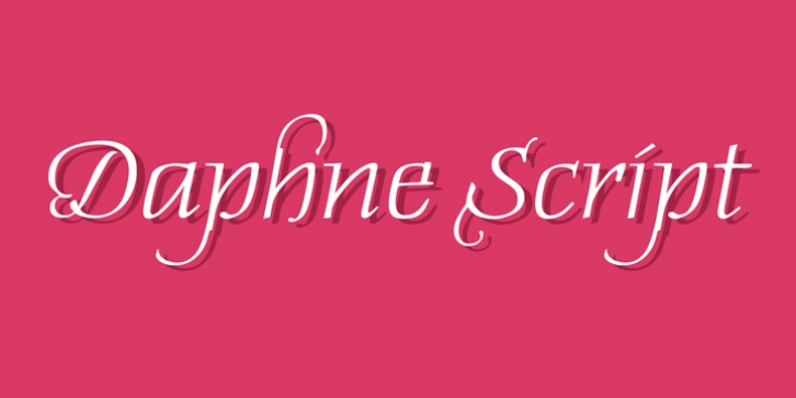 Daphne Script font preview