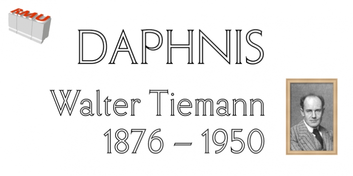 Daphnis font preview