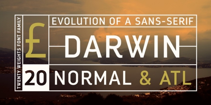 Darwin font preview