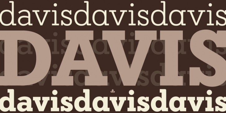 Davis font preview