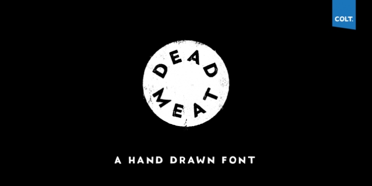 Dead Meat font preview