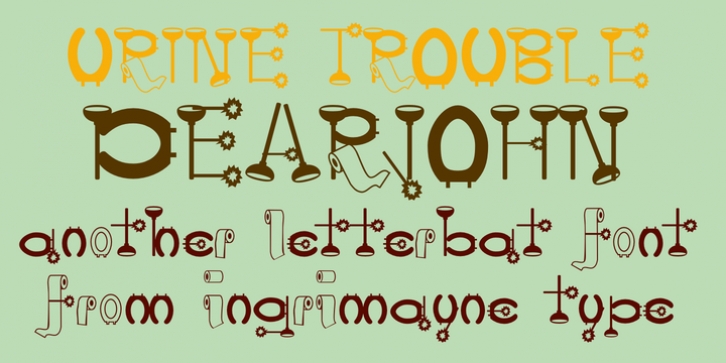 DearJohn font preview