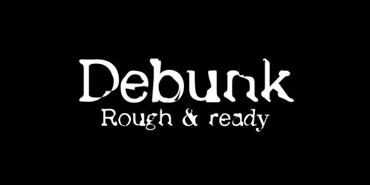 Debunk font preview