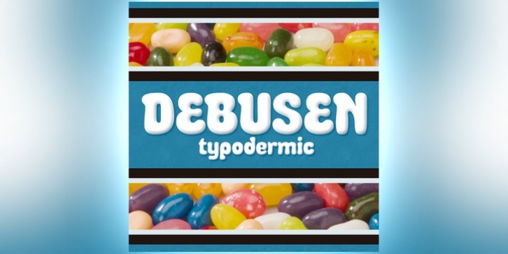 Debusen font preview