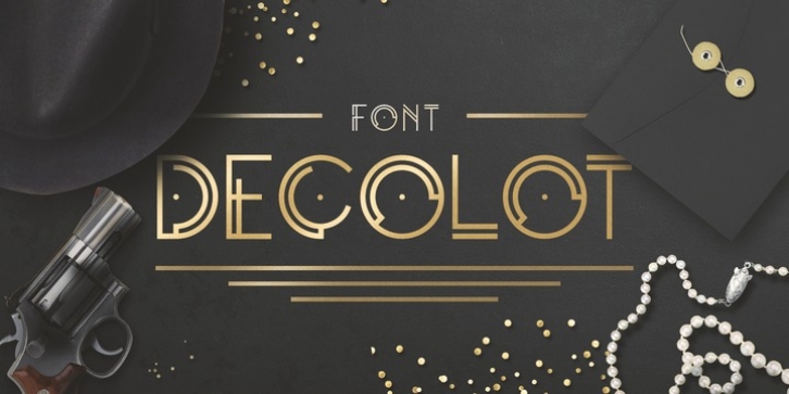 Decolot font preview