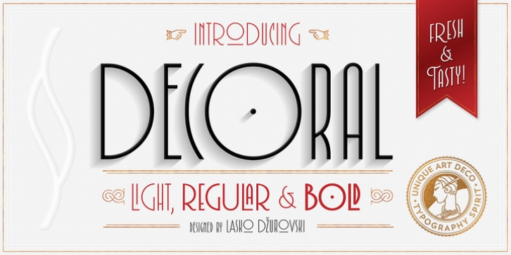 Decoral font preview