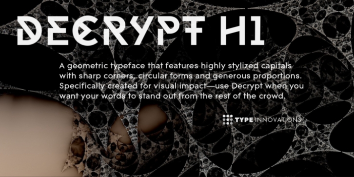 Decrypt H1 font preview