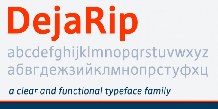 Deja Rip font preview