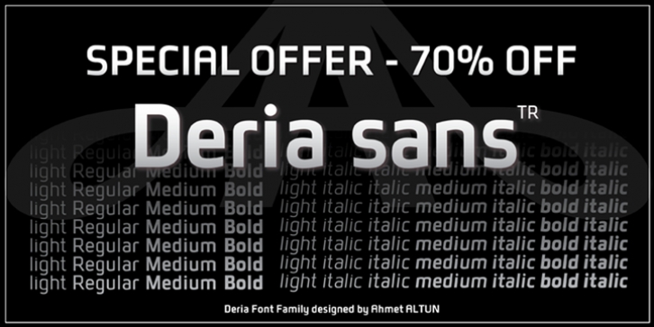 Deria Sans font preview