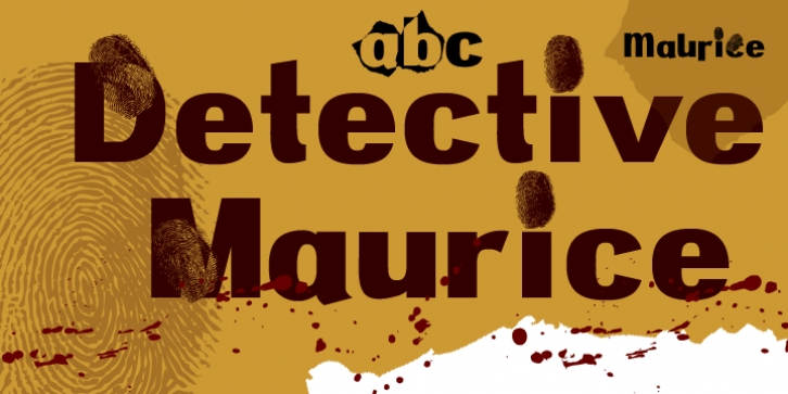 Detective Maurice font preview