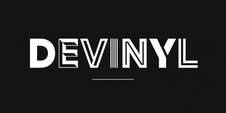 Devinyl font preview