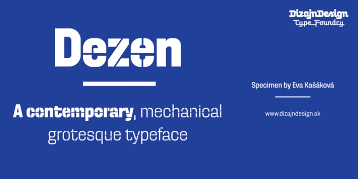 Dezen Pro font preview