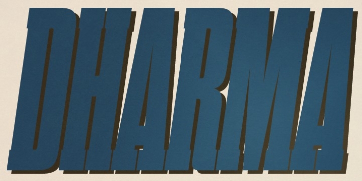 Dharma Slab font preview