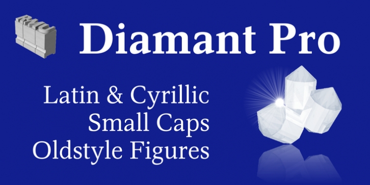 Diamant Pro font preview