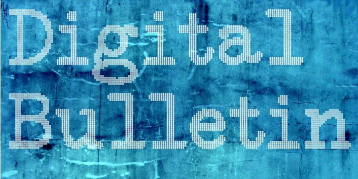 Digital Bulletin font preview