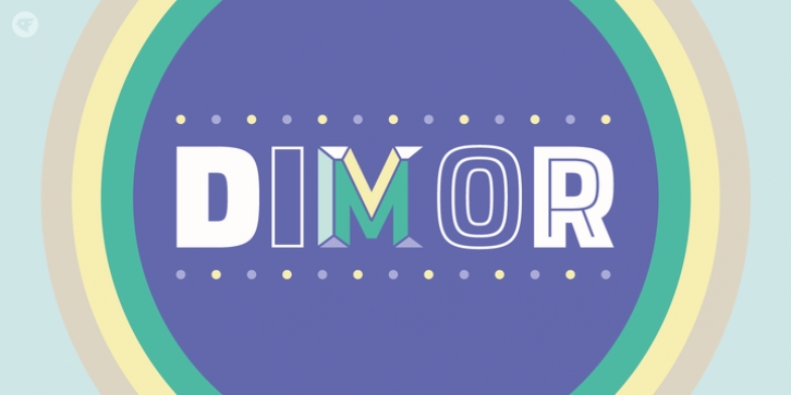 Dimor font preview