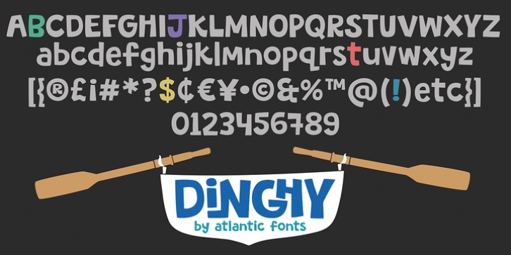 Dinghy font preview