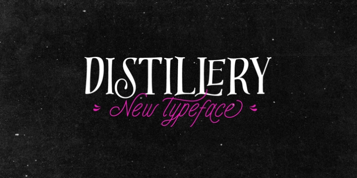 Distillery font preview