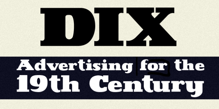 Dix font preview