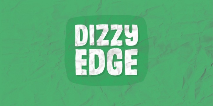 Dizzy Edge font preview