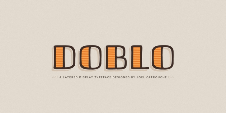 Doblo font preview