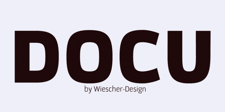 Docu font preview