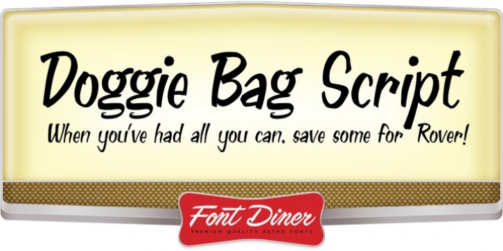 Doggie Bag Script font preview