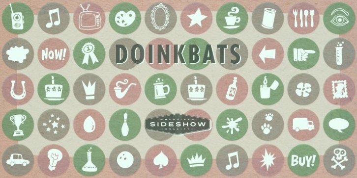 Doinkbats font preview