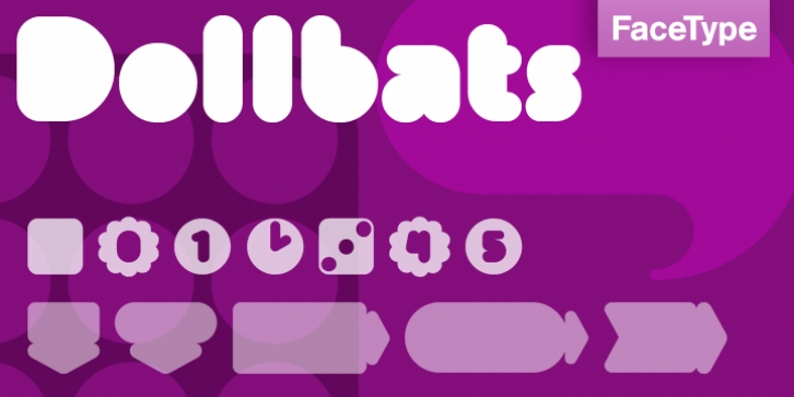 Dollbats font preview