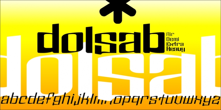 Dolsáb font preview