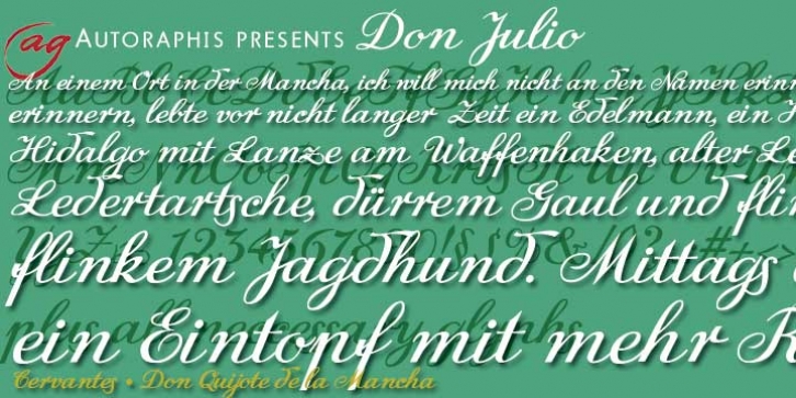 DonJulio font preview