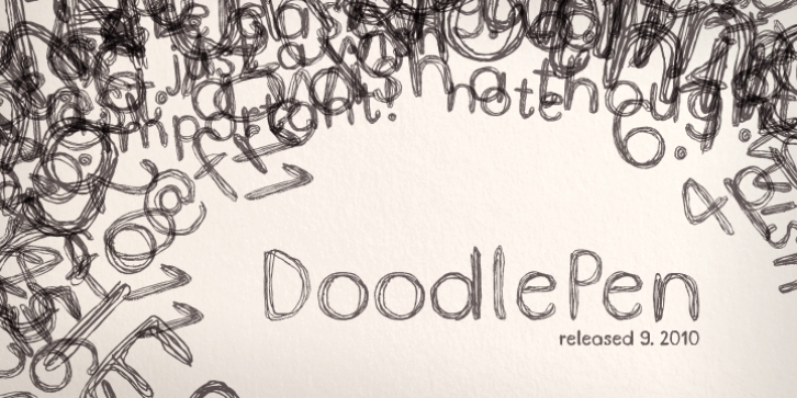 Doodle Pen font preview