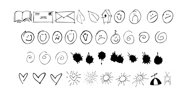 Doodles font preview