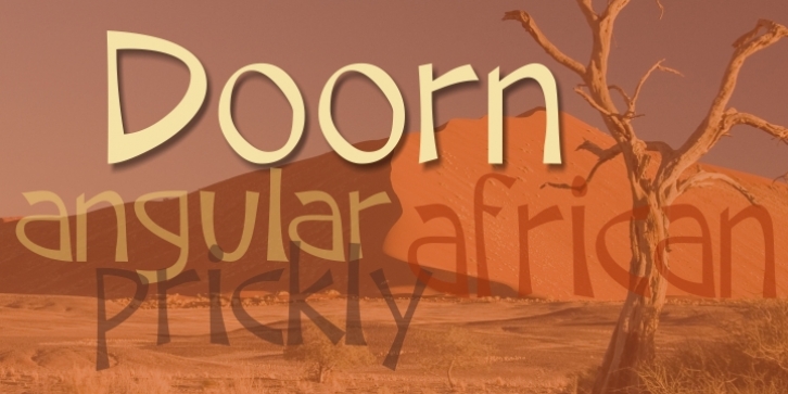 Doorn font preview