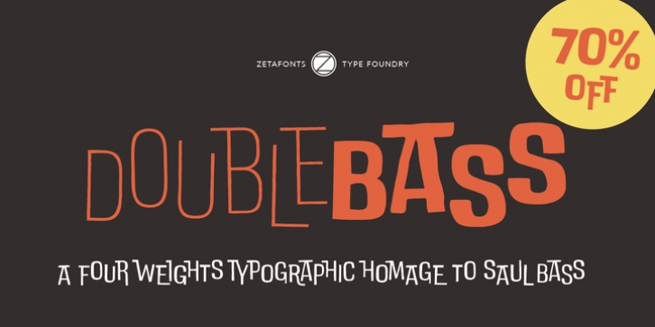 DoUbLeBaSs font preview