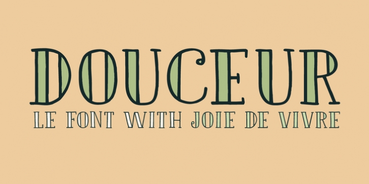 Douceur font preview