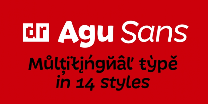 DR Agu Sans font preview